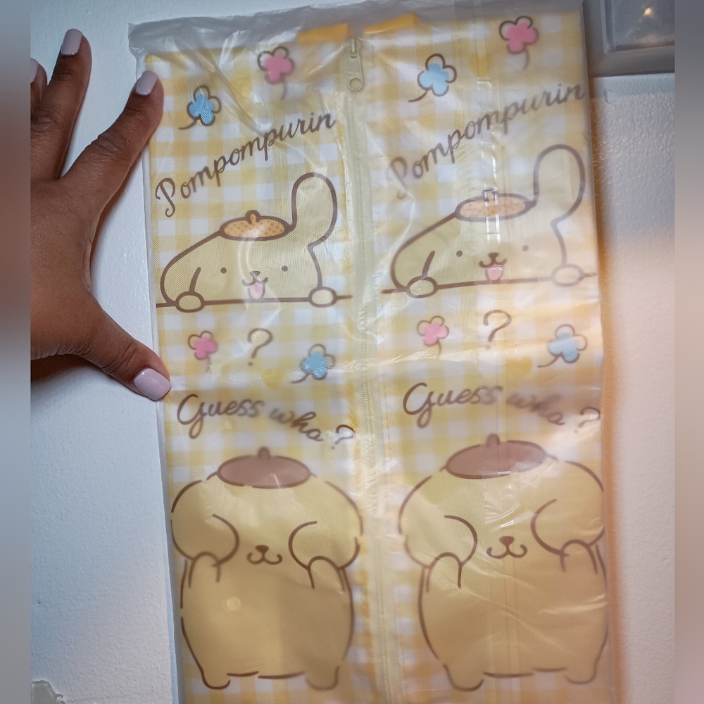 Sanrio Pompompurin Plushie 13” NWT Cat Costume Stuffed Animal Kawaii Collector - Picture 10 of 10